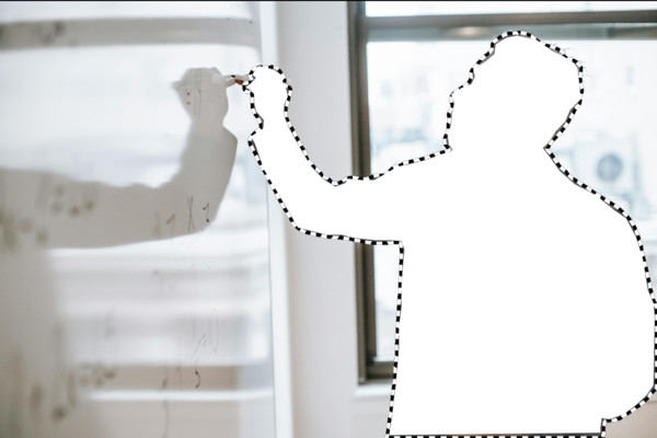 Verdwijnende Leerkracht Aan Bord Rh