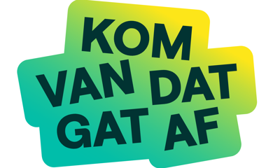 Logo Kom Van Dat Gat Af