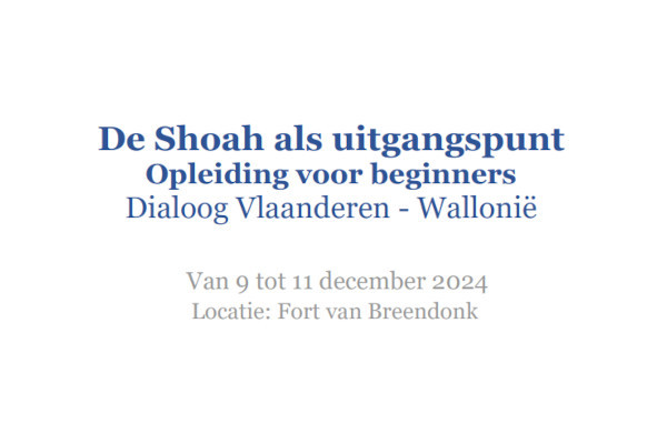 Seminarie De Holocaust Als Uitgangspunt