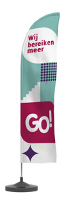 GO Promotiemateriaal Beach Flag