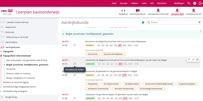 GO! Navigator Nieuw Leerplan Bao Update