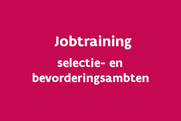 Picto Jobtraining Selectie En Bevorderingsambten Rh